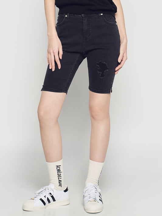 ADLV Woman Biker Denim Shorts