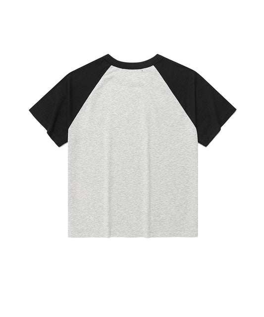 Cavish Women's Strawberry Raglan Short Sleeve T-Shirt