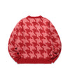 Nice Ghost Club Houndstooth Devil Rose Knit