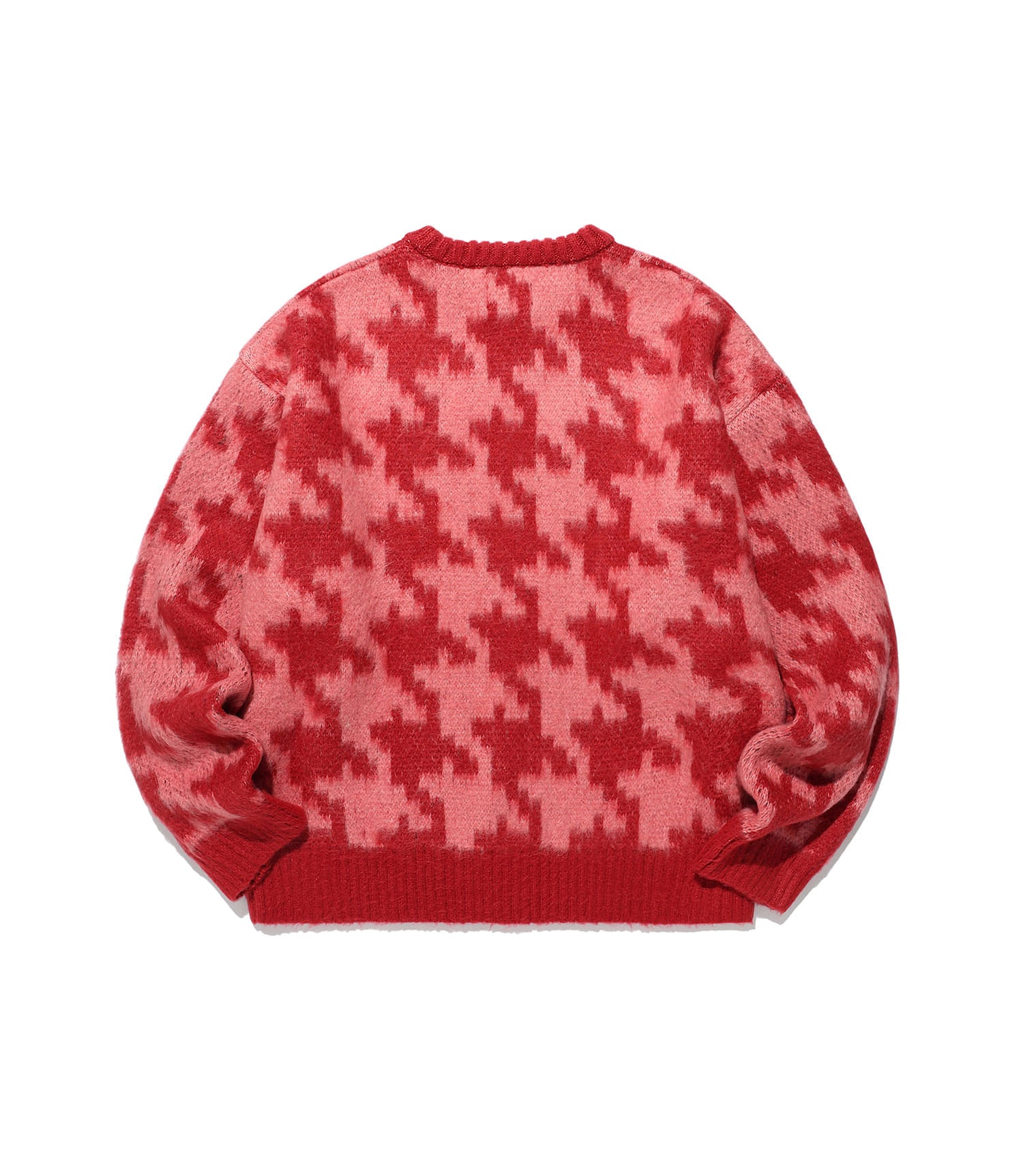 Nice Ghost Club Houndstooth Devil Rose Knit