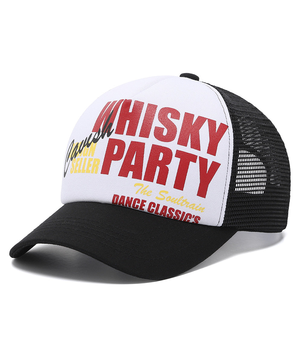 Cavish WHISKY PARTY 5-PANEL CAP [BLACK]