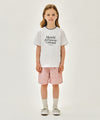 Marithé François Girbaud Kids Neck Point Lettering Tee