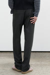 General Idea MAN Double Pleat Suit Trousers [CHARCOAL]
