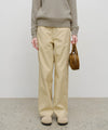 Marithé François Girbaud Classic Logo Square Suede Mini Tote Bag in Camel
