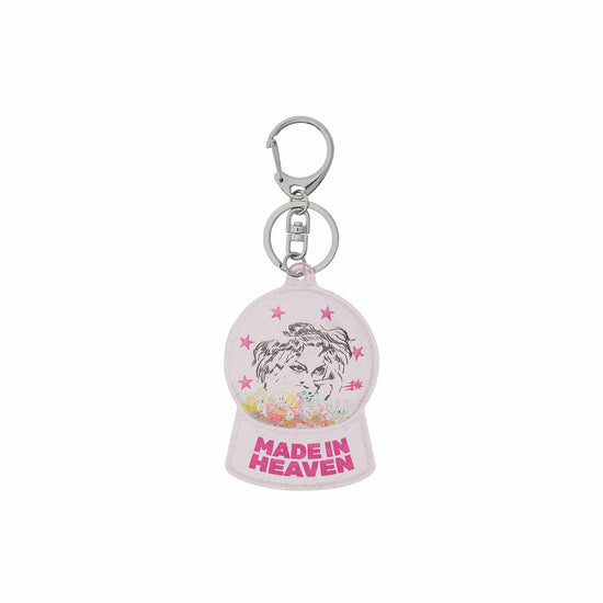 Nice Ghost Club Maniac Girl Snowball Key Chain [Pink]