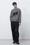 General Idea UNISEX Twin Dog Jacquard Knit Pullover