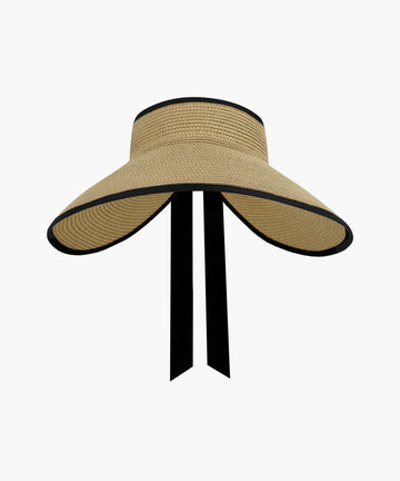 Marithé François Girbaud CIRCLE LOGO WIDE SUN VISOR