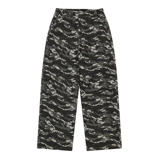 Mahagrid Tiger Camo Wide Pants [Khaki]