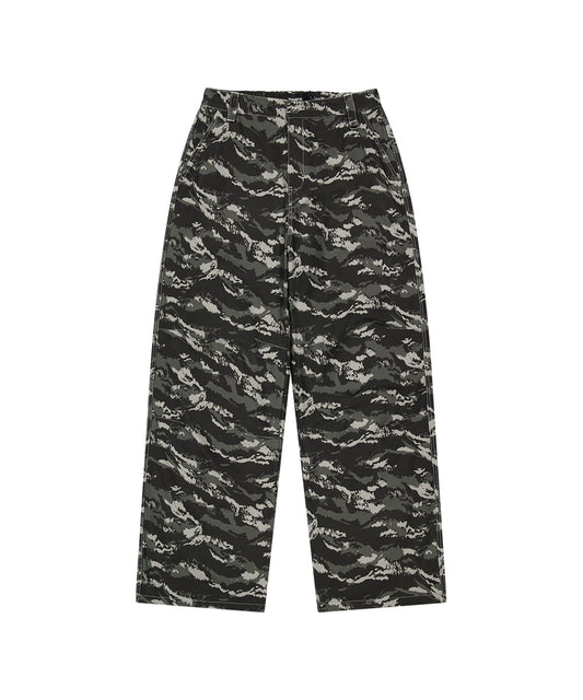 Mahagrid Tiger Camo Wide Pants [Khaki]