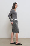 General Idea WOMAN Strap Layered Cardigan