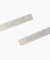 Marithé François Girbaud Regular Logo Metal Ball Hair Pin 2 Pack Ivory