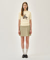 Marithé François Girbaud W DOODLE BEAR HALF KNIT PULLOVER