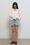 General Idea WOMAN Cable Crochet Cardigan