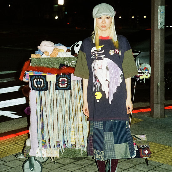 Nice Ghost Club Gakiya Isamu Big Big Tee [Navy]