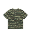 Mahagrid Camo Pattern Basic Logo Crop Tee