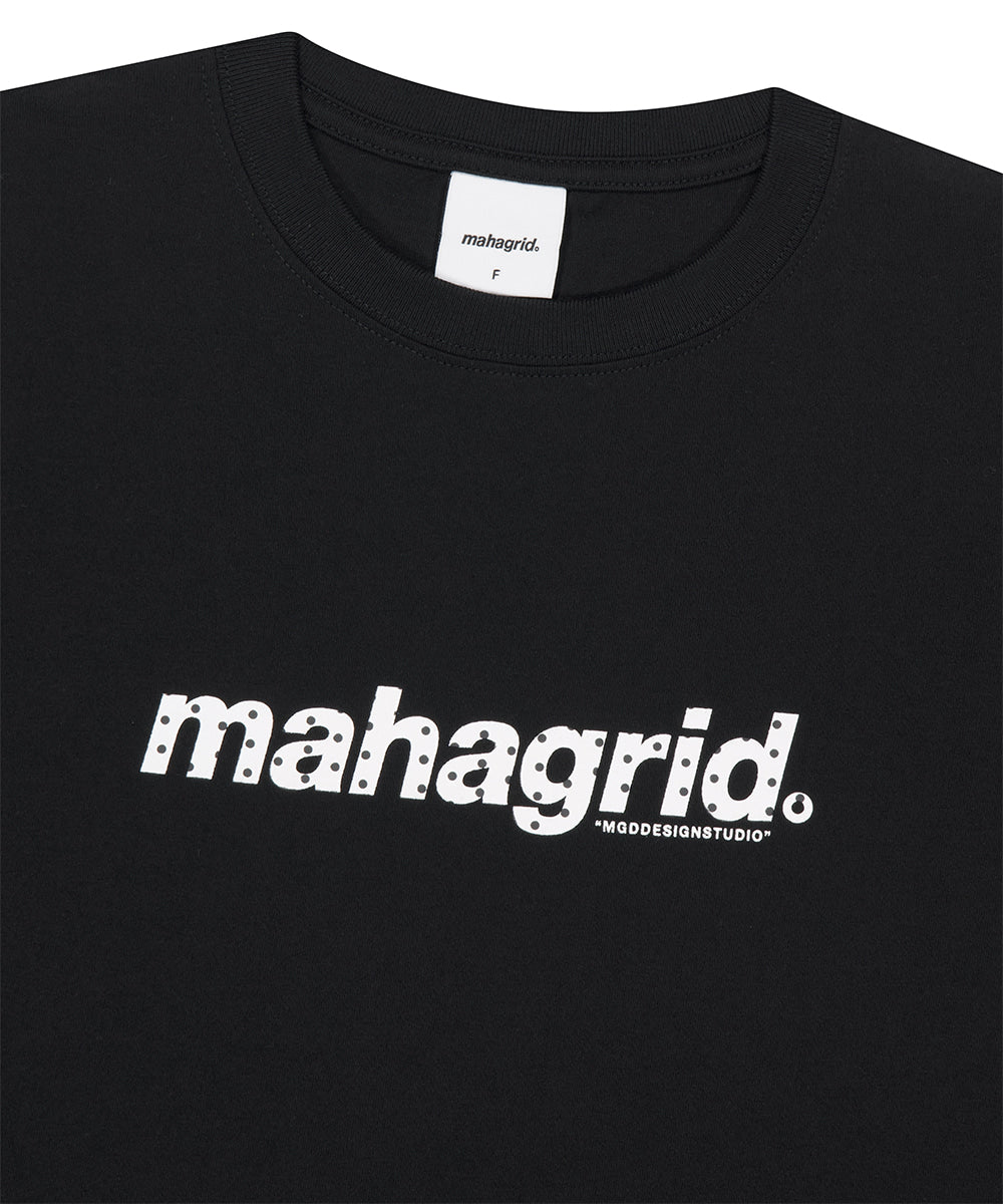 Mahagrid Dot Basic Logo Round Crop Tee