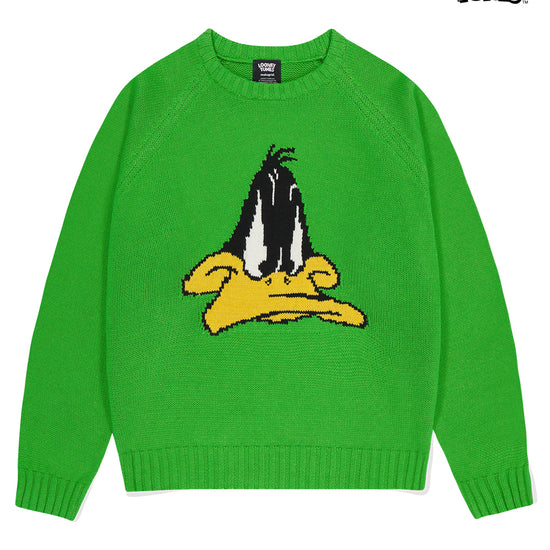 Mahagrid Daffy Duck Knit Sweater