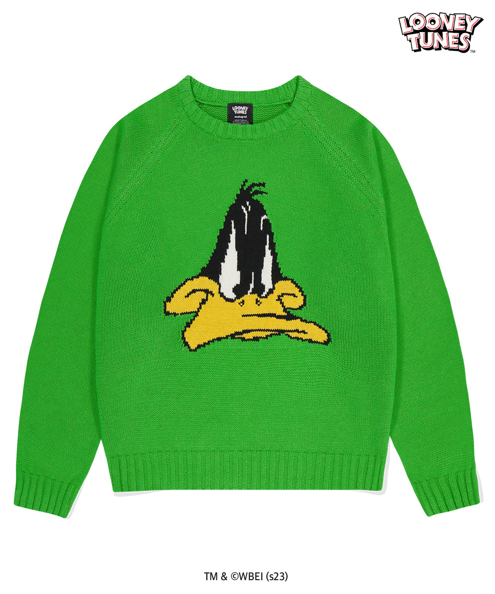 Mahagrid Daffy Duck Knit Sweater
