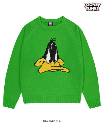 Mahagrid Daffy Duck Knit Sweater