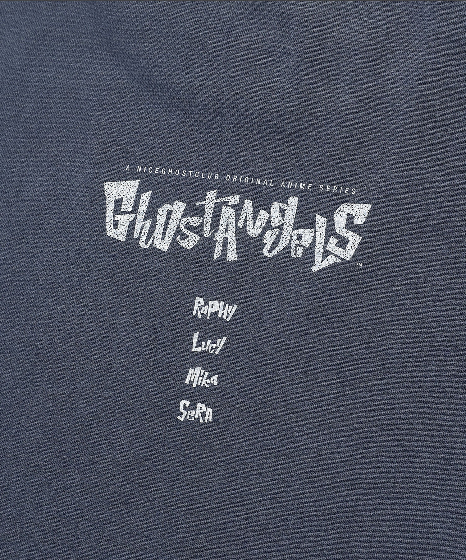 Nice Ghost Club Ghost Angels Scene Pigment Big Tee Navy