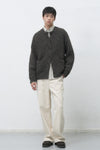 General Idea MAN Wool Blend Hairy Loose Fit Cardigan