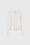 General Idea WOMAN Henry Neck Layered Knit Pullover