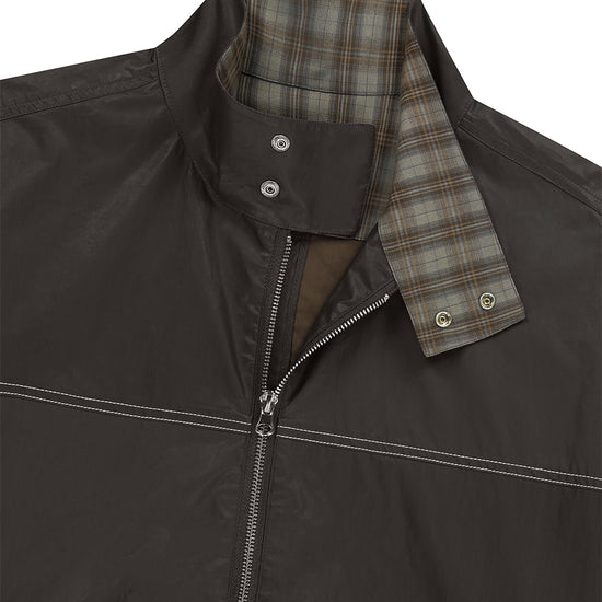 Mahagrid Check Harrington Jacket