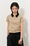 General Idea WOMAN Layered Essential Half Pullover