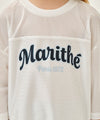 Marithé François Girbaud Kids Mesh Oversized Tee