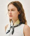Marithé François Girbaud SUMMER PATTERN SILK SCARF