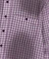 Mahagrid SPRAY DYEING CHECK CROP SHIRT
