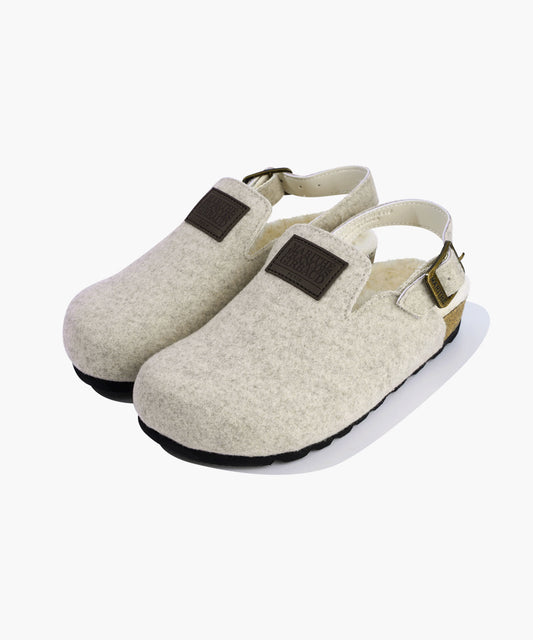 Marithé François Girbaud Kids Felt Strap Clogs