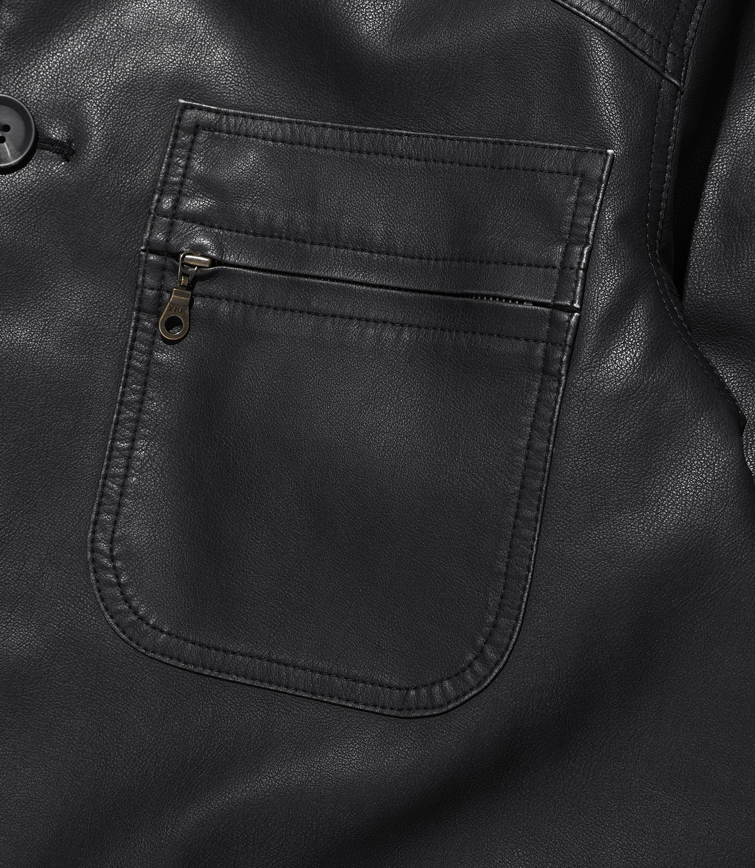 Nice Ghost Club PU Leather Work Car Coat