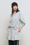 General Idea WOMAN Boat Neck Sweatshirt Dress