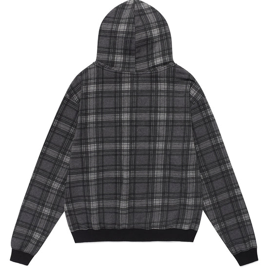Cavish Stud Union Jack Zip Up Hoodie Black