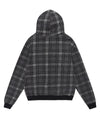 Cavish Stud Union Jack Zip Up Hoodie Black