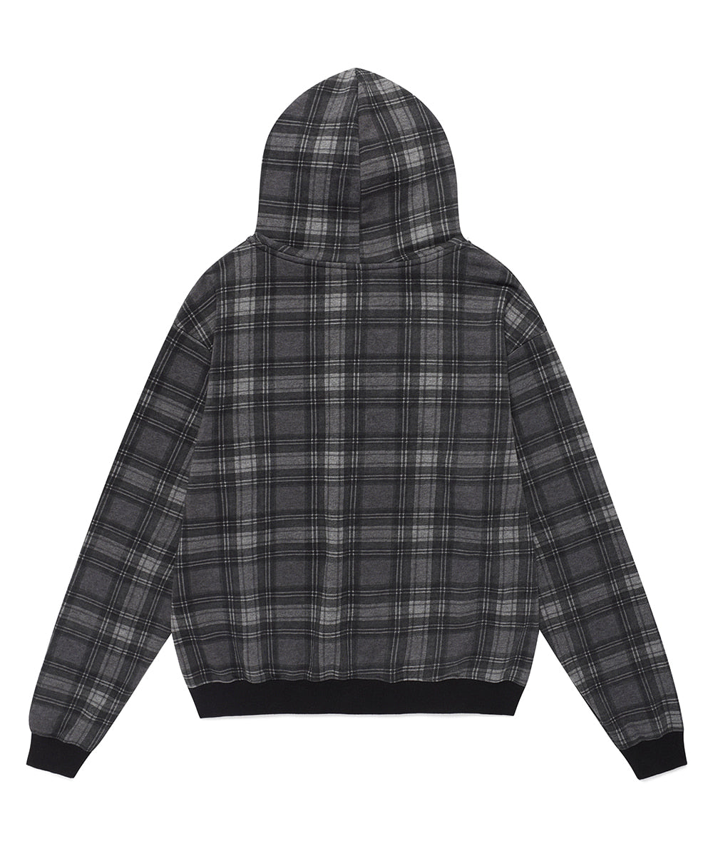 Cavish Stud Union Jack Zip Up Hoodie Black