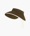 Marithé François Girbaud CIRCLE LOGO WIDE SUN VISOR