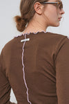 General Idea WOMAN Interlock Slim Fit T-Shirt