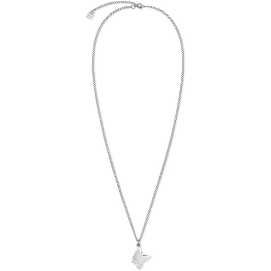 Mahagrid Melting Butterfly Necklace [Silver]