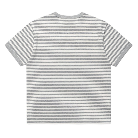 Cavish Striped Twin Star Ringer Short Sleeve Tee