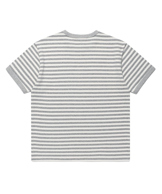Cavish Striped Twin Star Ringer Short Sleeve Tee