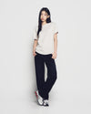 ADLV [acmé de la vie] CORDUROY BRUSHED WASHING PANTS BLACK