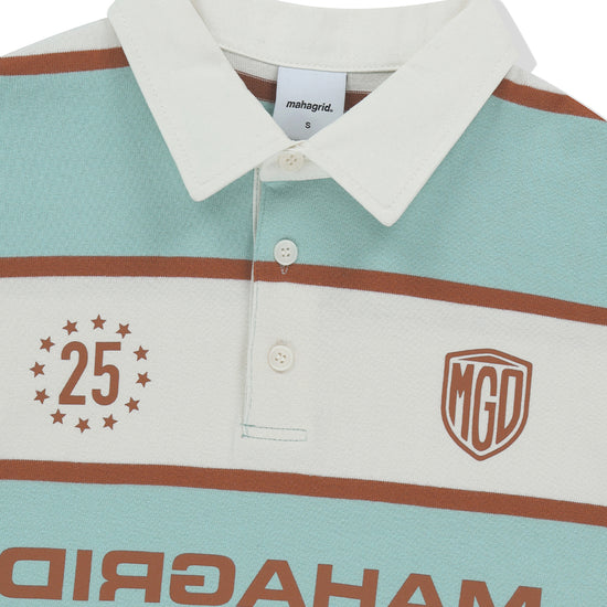 Mahagrid Stripe Rugby Shirt