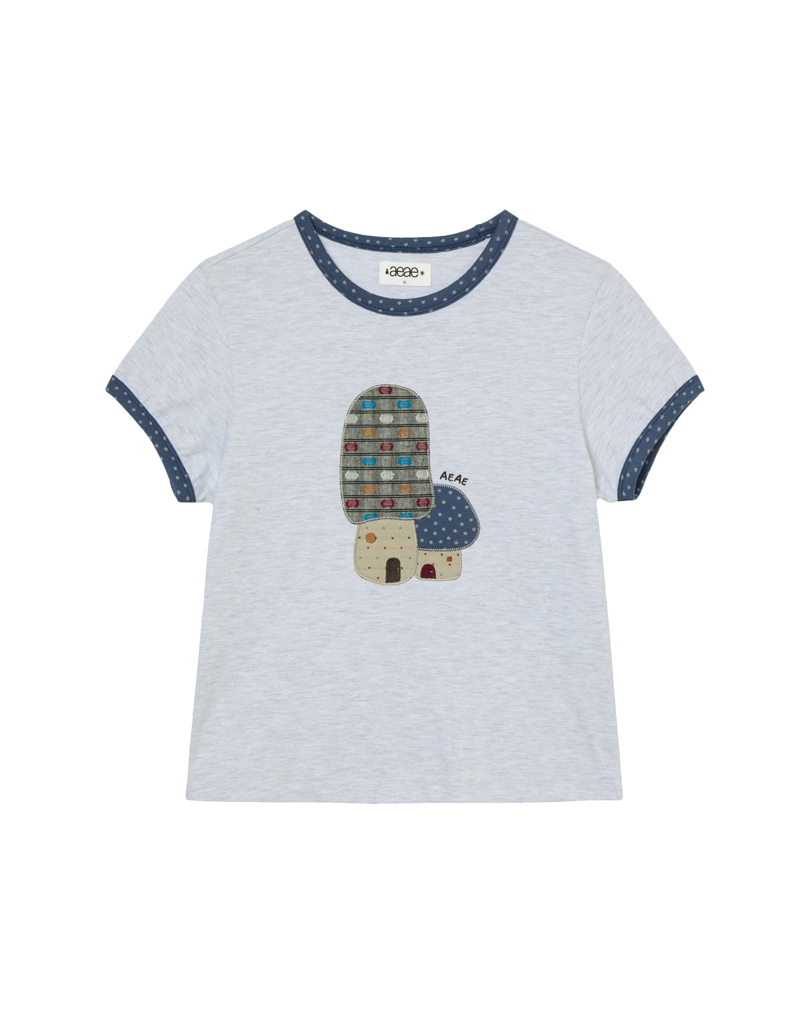 AEAE Mushroom Applique Tee