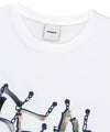 Mahagrid BONES N CHAIN TEE [WHITE]