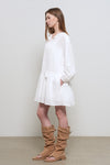 General Idea WOMAN Pintuck Low-Rise Dress