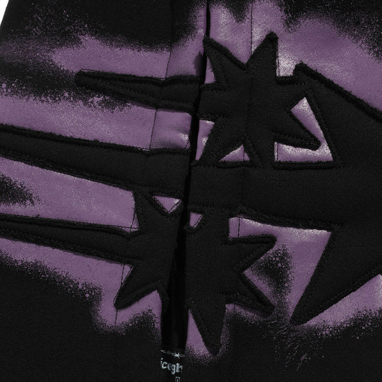 Nice Ghost Club Spray Paint 3Star Hoodie [Black]