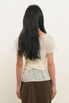 General Idea WOMAN Sheer Halterneck Layered Knit Set