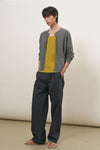 General Idea MAN Stitch Crew Neck Knit Cardigan